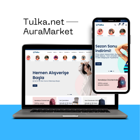 Tulka AuraMarket E Ticaret Teması